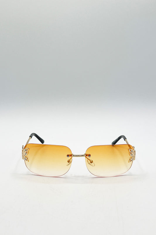 Butterfly Y2K Rimless Sunglasses