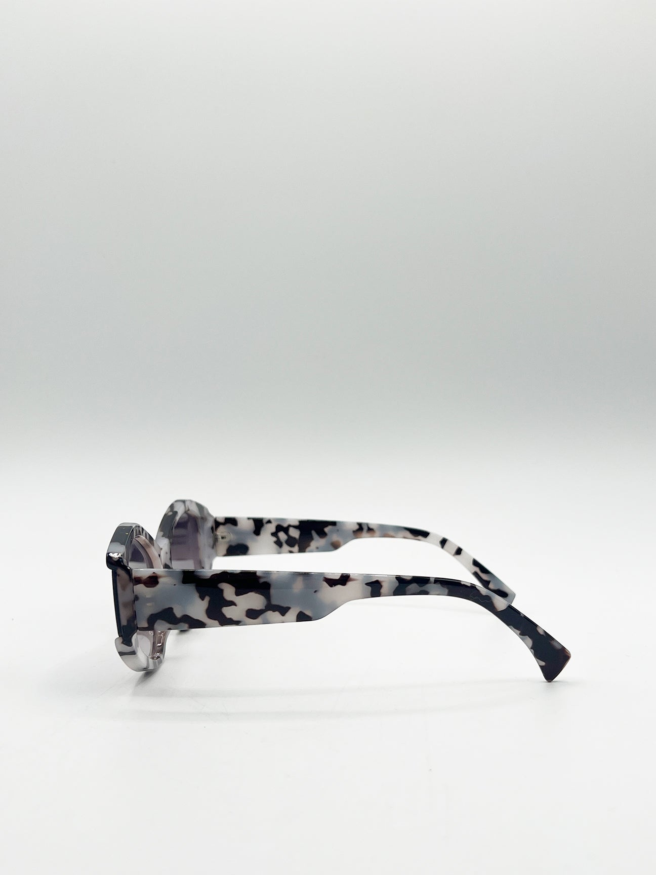 Angular Cat-Eye Sunglasses in Multi