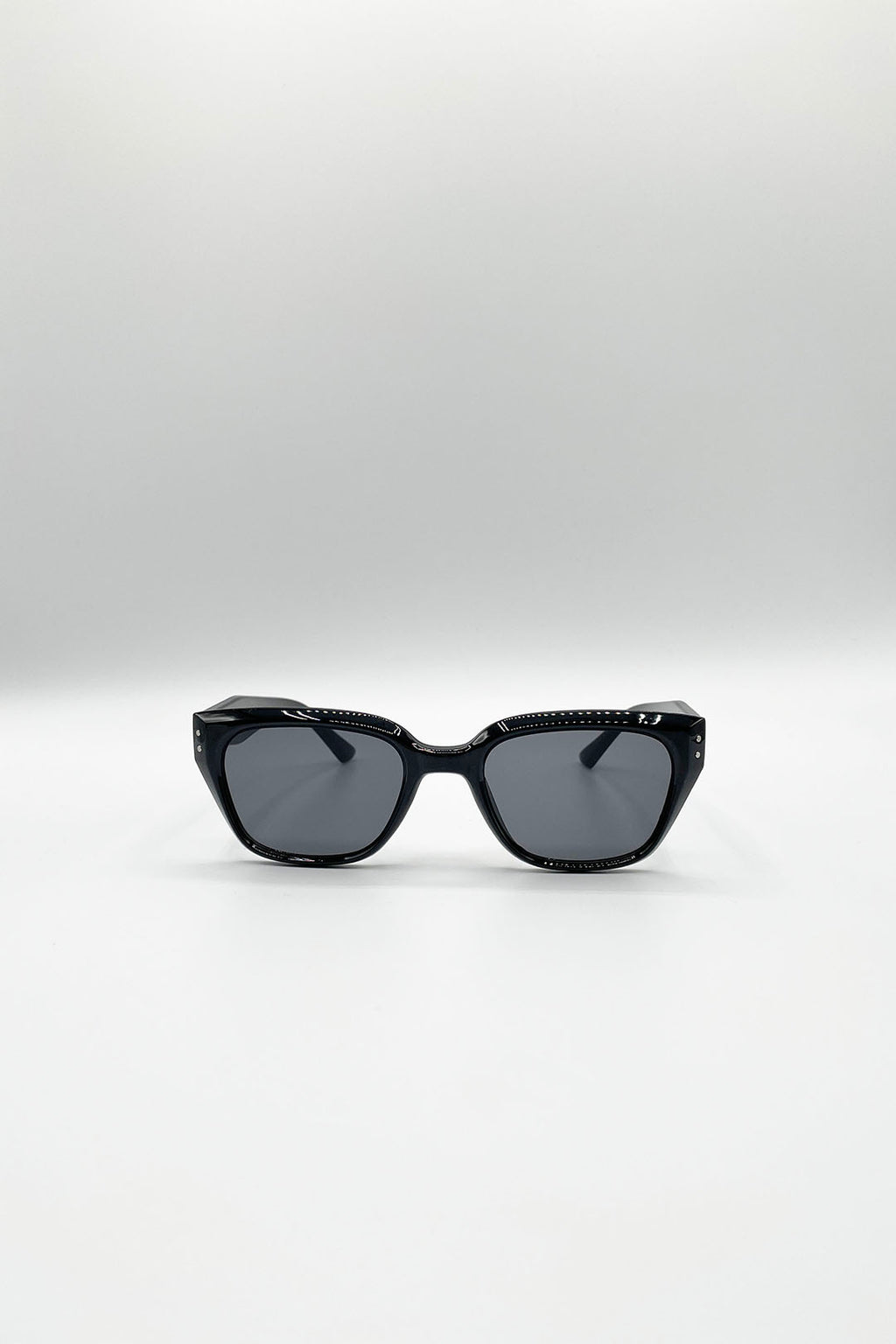Classic Square Cat Eye Sunglasses In Black