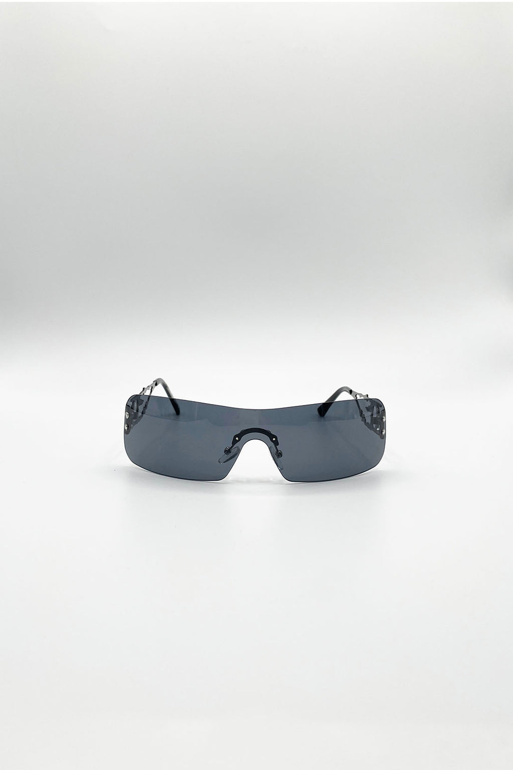 Flat Top Racer Rimless In Black
