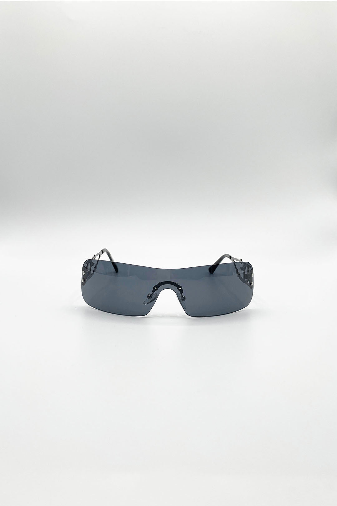 Flat Top Racer Rimless In Black