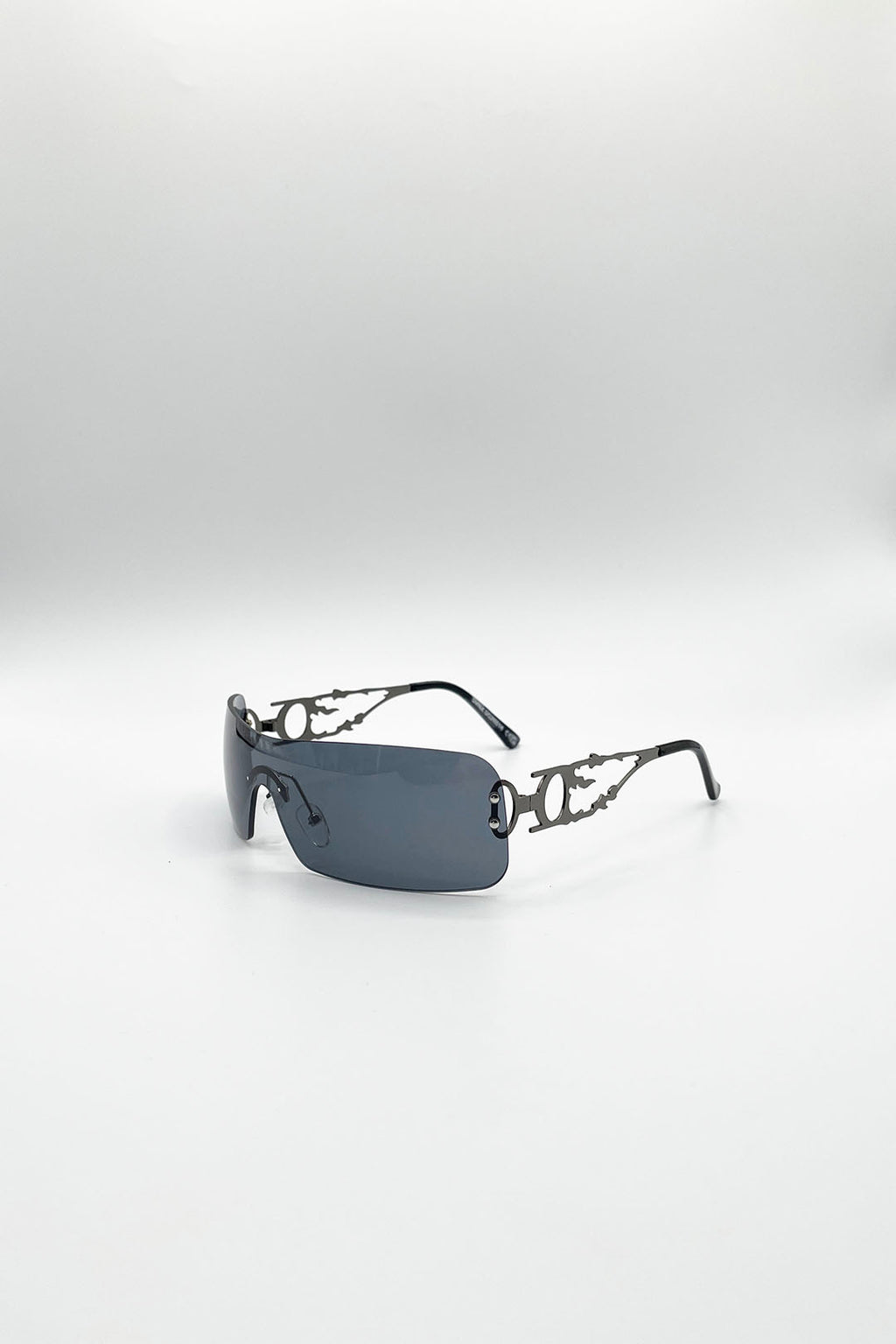 Flat Top Racer Rimless In Black