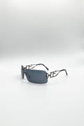 Flat Top Racer Rimless In Black