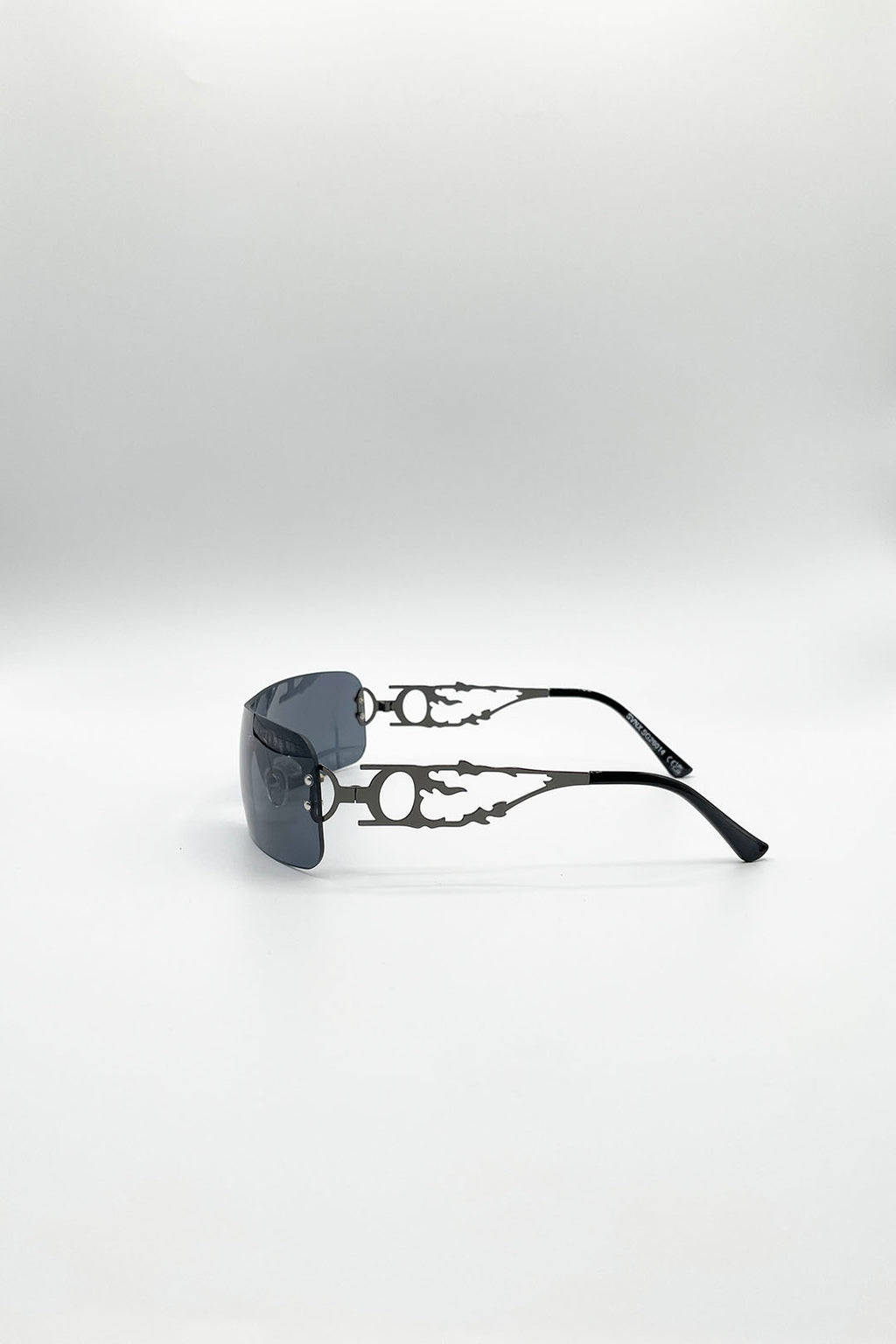 Flat Top Racer Rimless In Black