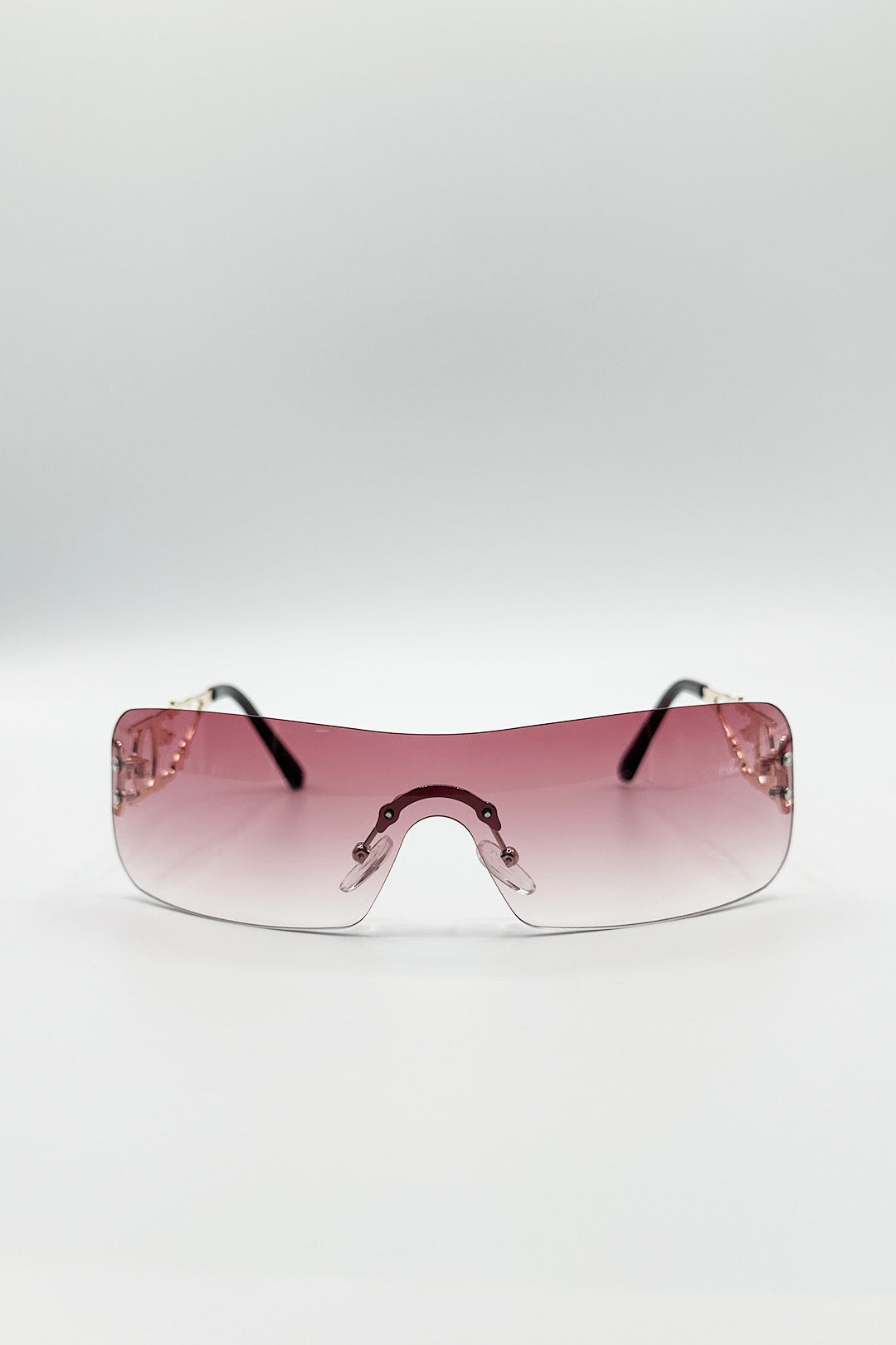 Flat Top Racer Rimless In Red