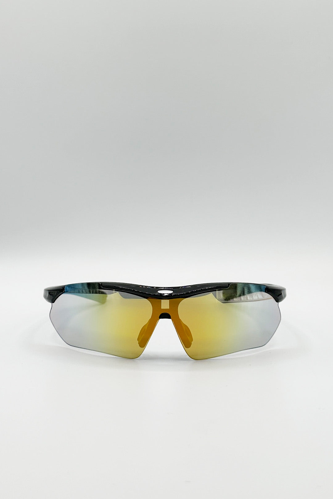Outdoor Sports Racer Sunglasses In Pastel Multi