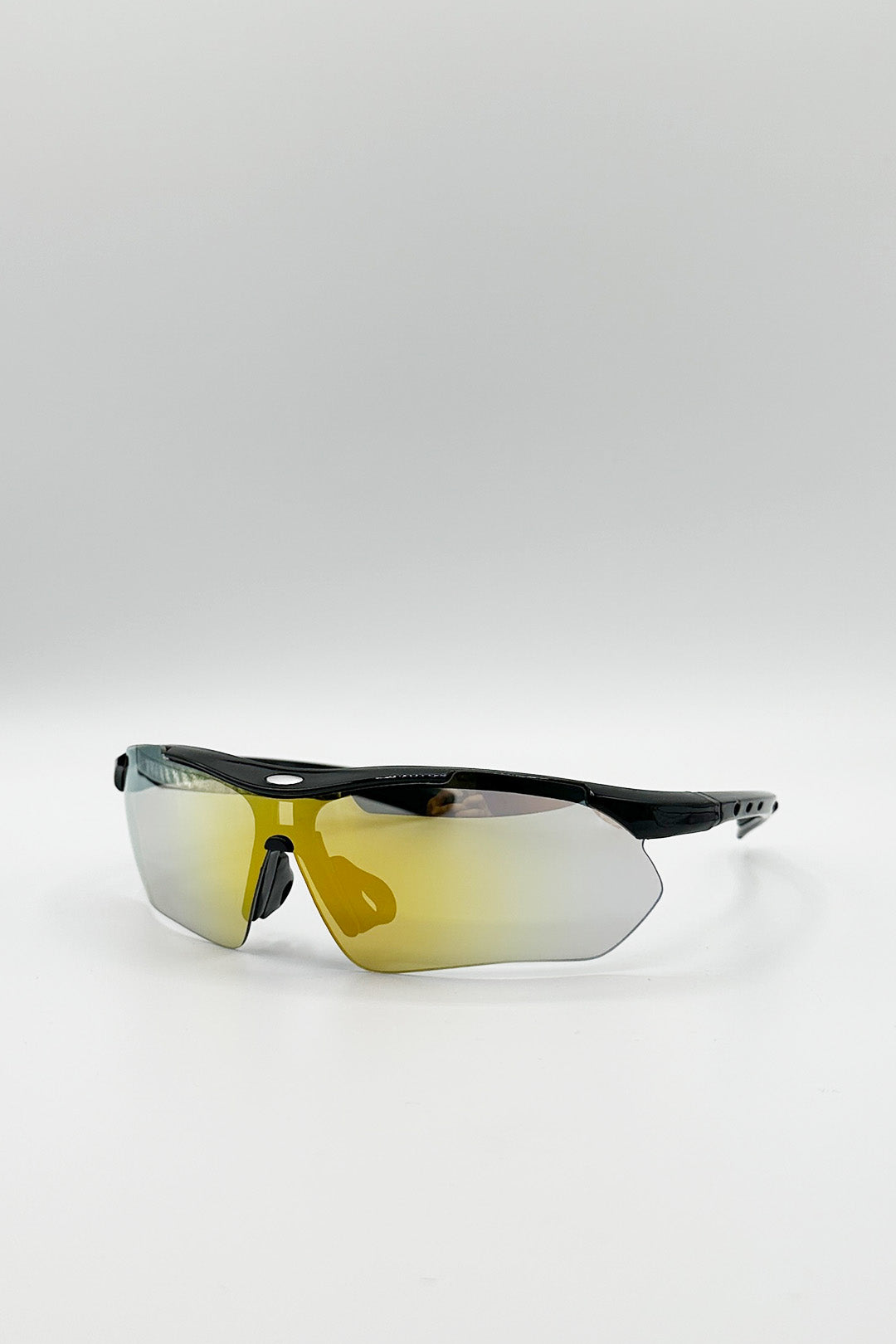 Outdoor Sports Racer Sunglasses In Pastel Multi