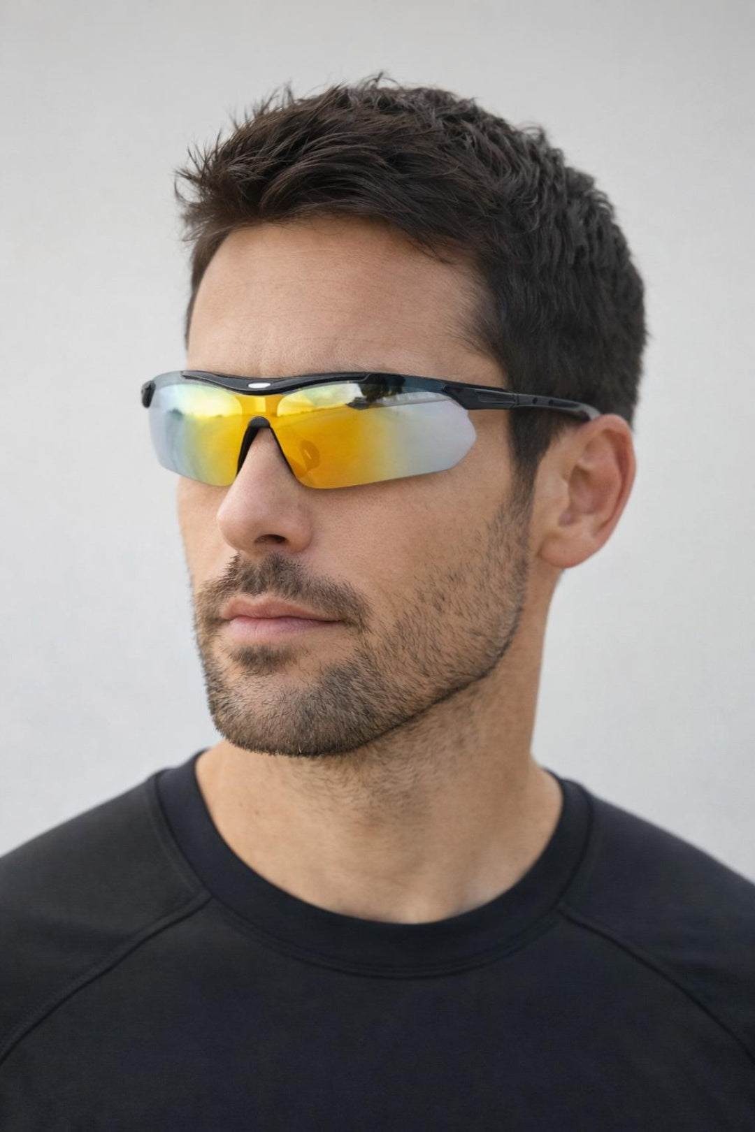 Outdoor Sports Racer Sunglasses In Pastel Multi