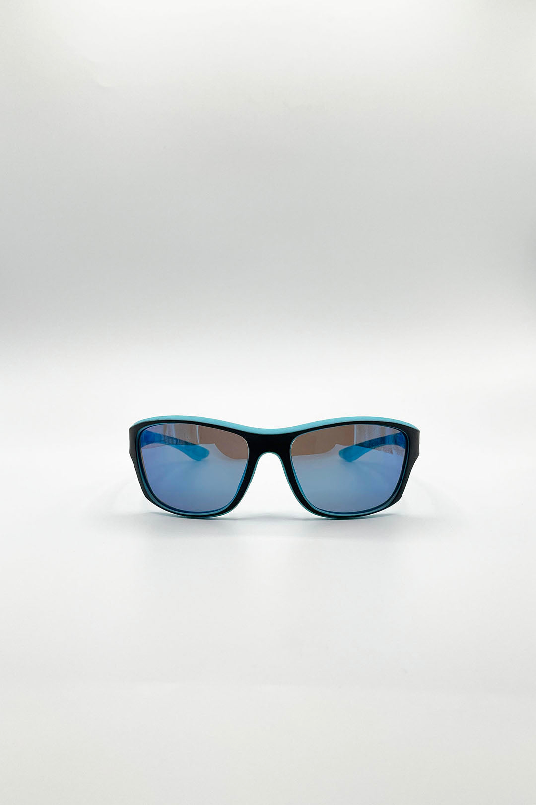 Basic Outdoor Sports Racer Sunglasses In Blue