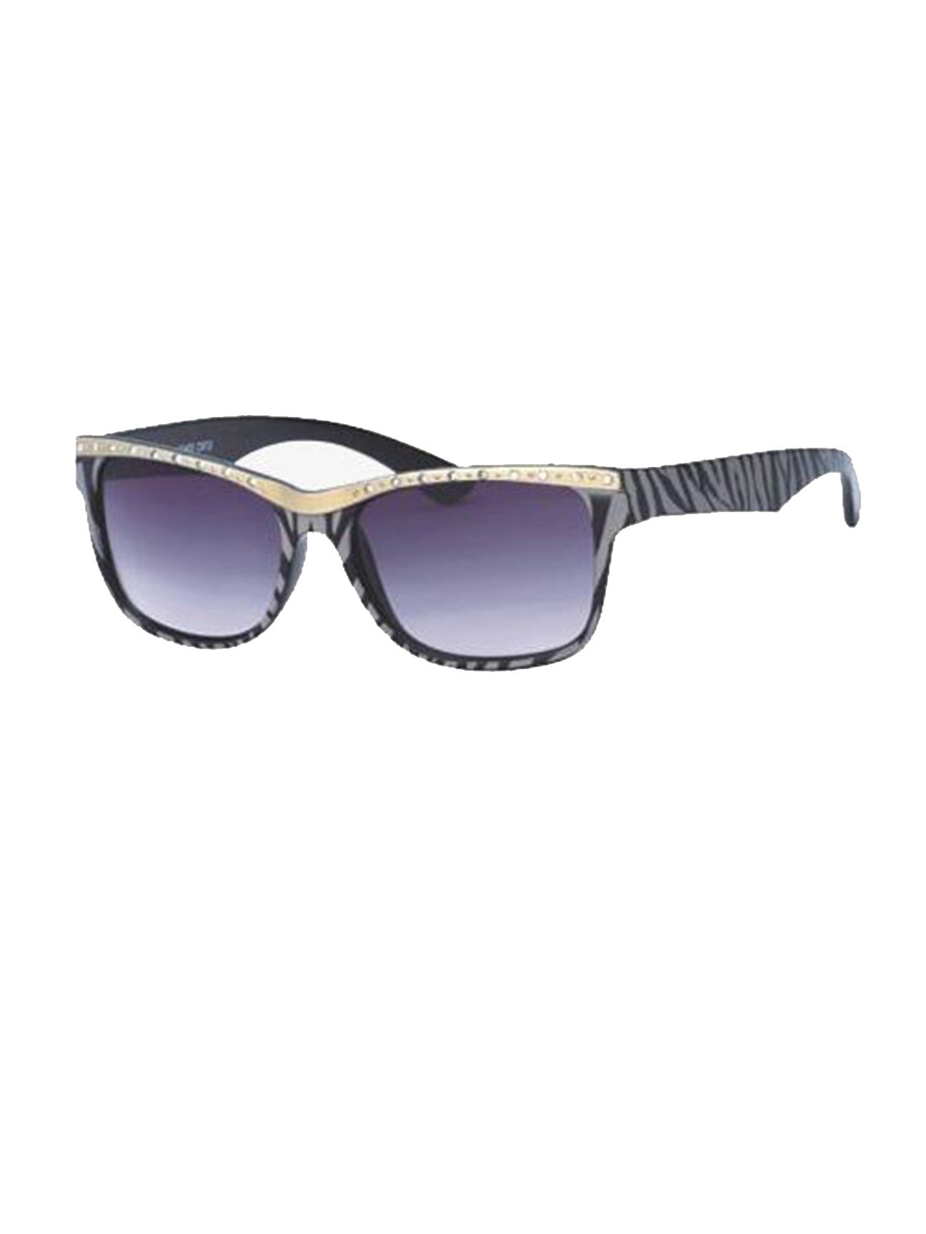 Diamante Zebra Wayfarer sunglasses