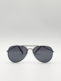 Kids Bottle Green Aviator Style Sunglasses