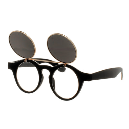 Black Flip Lense Sunglasses