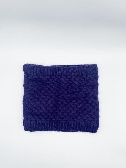 Fleece Lined Neck Warmer in Navy