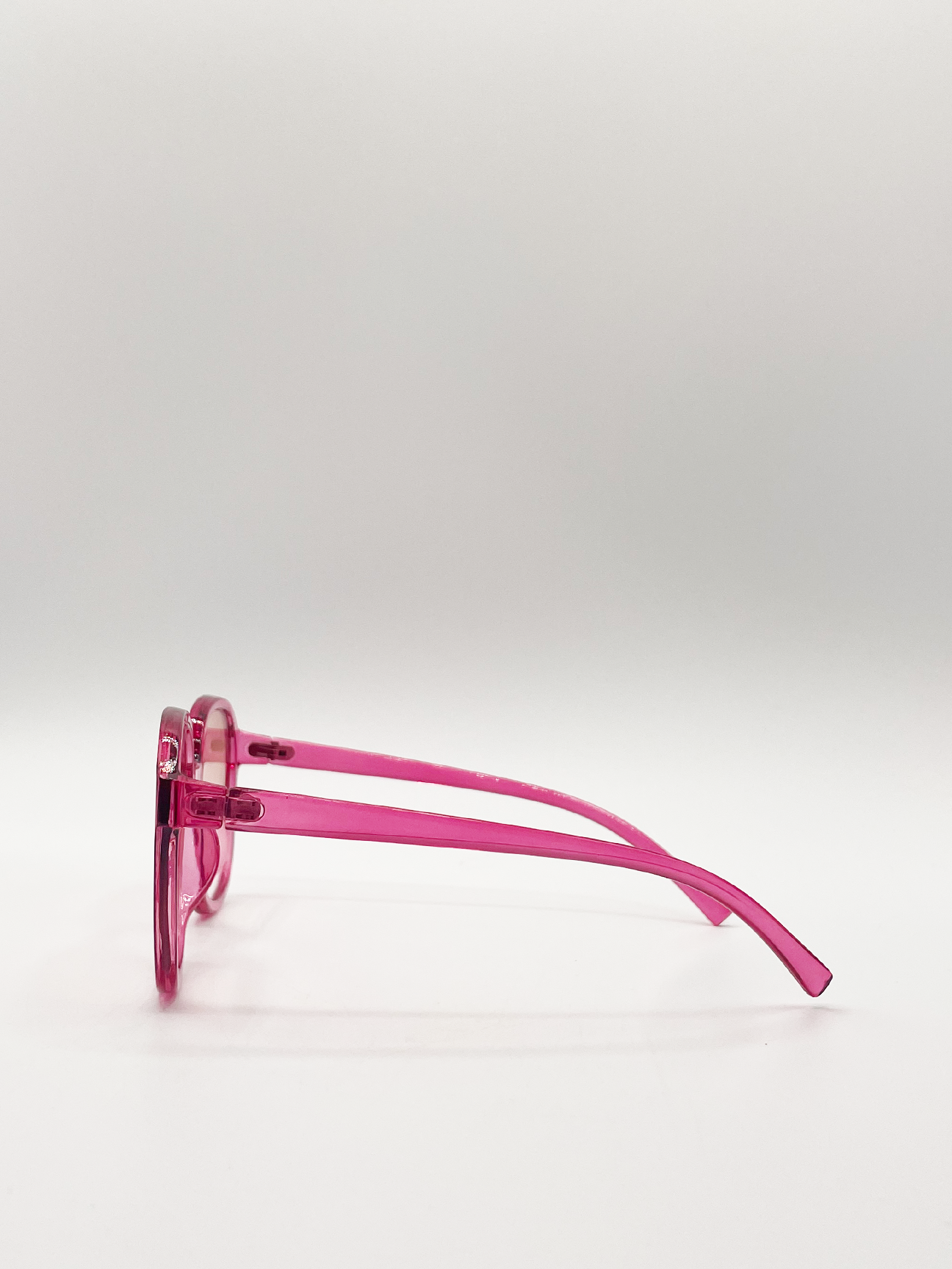 Vintage Style Oversized Sunglasses with Ombre Lenses in Pink