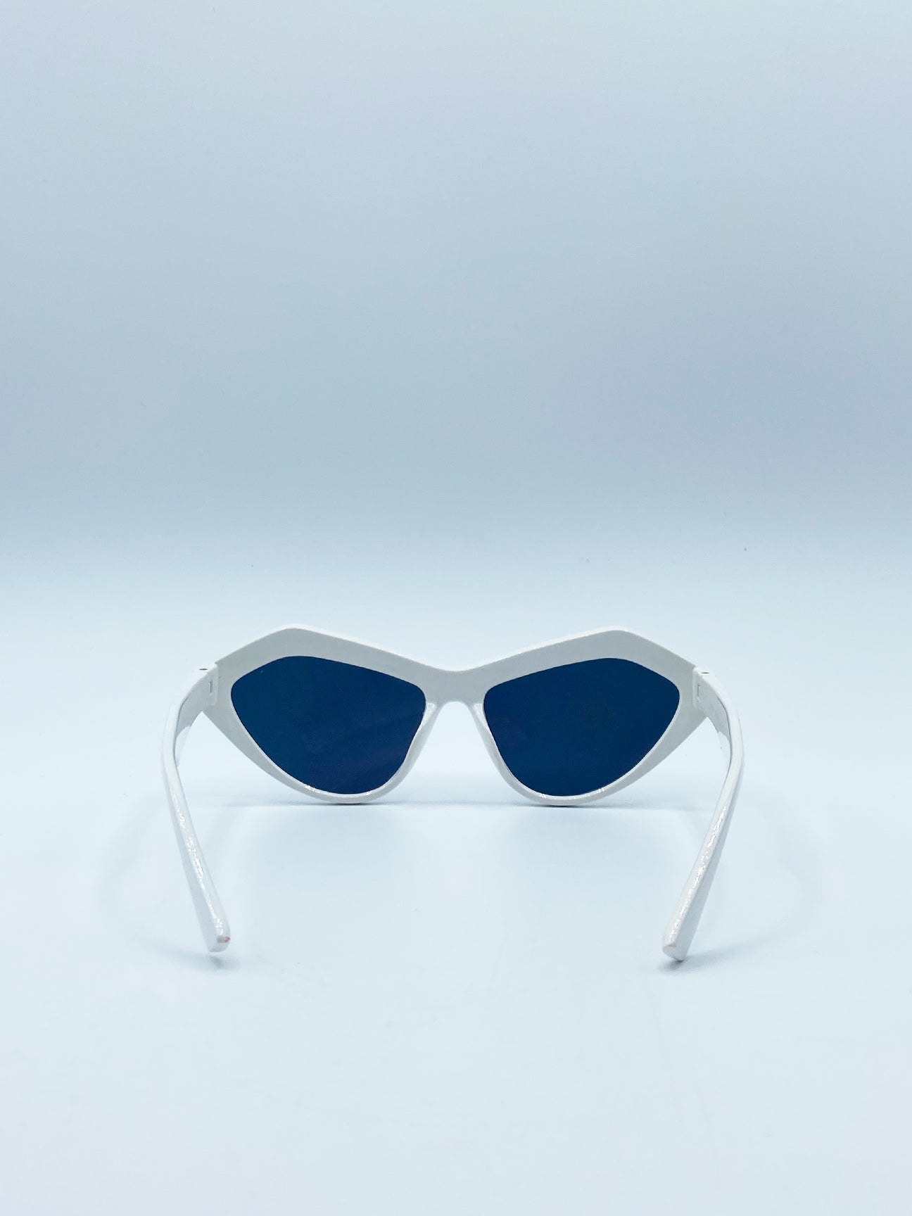 Angular Sunglasses in White