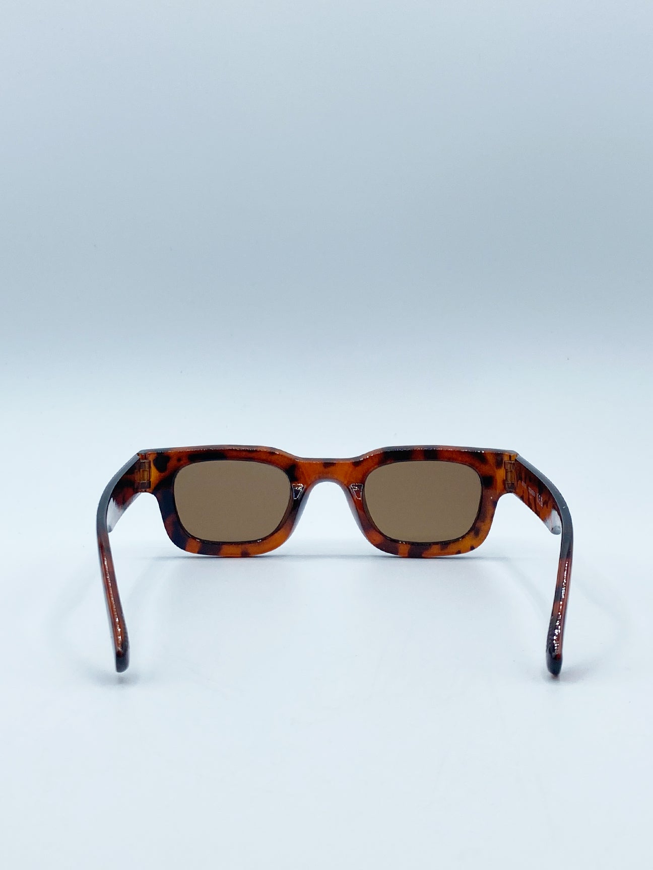 Chunky Square Frame Sunglasses in Tortoiseshell