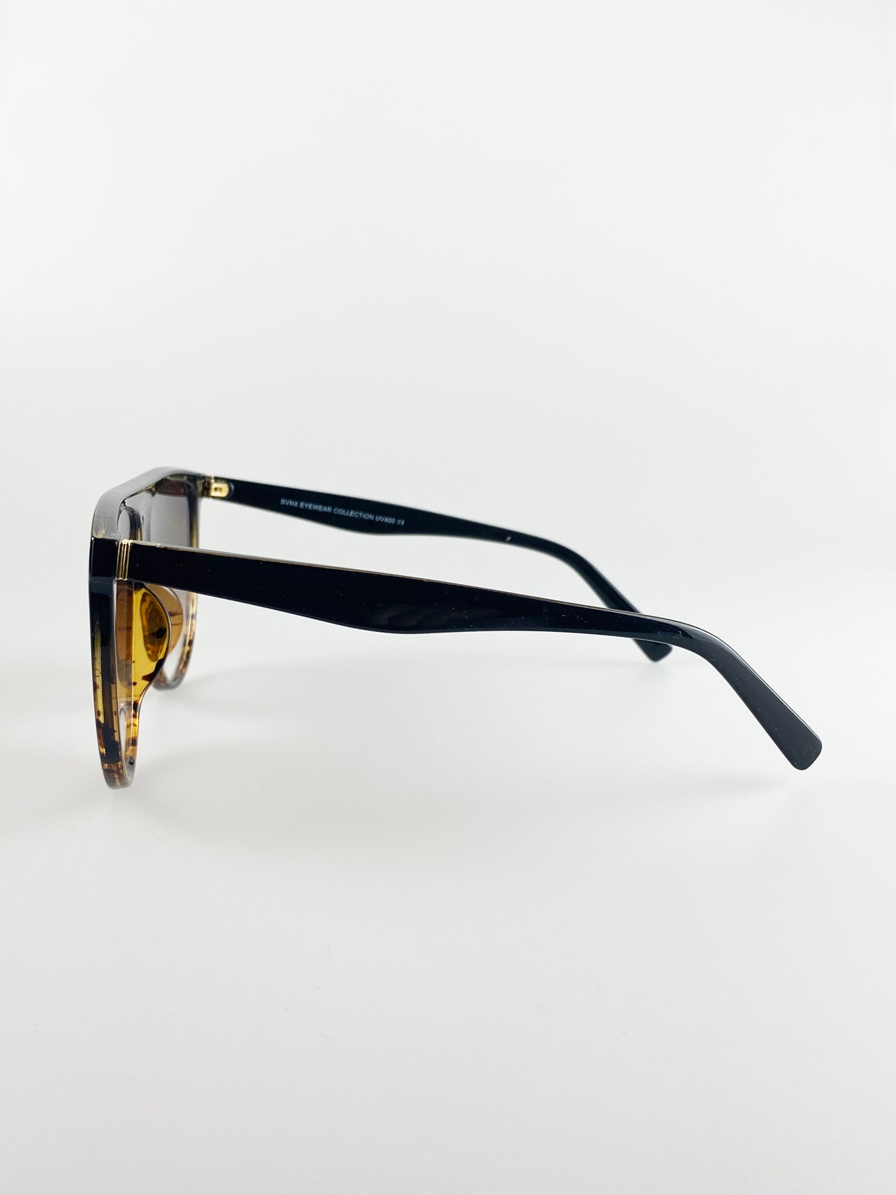 Ombre Lense Oversized Sunglasses In Tortoise Shell