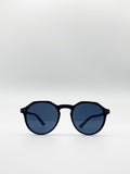 Classic Preppy Sunglasses - Black Smoke Lenses