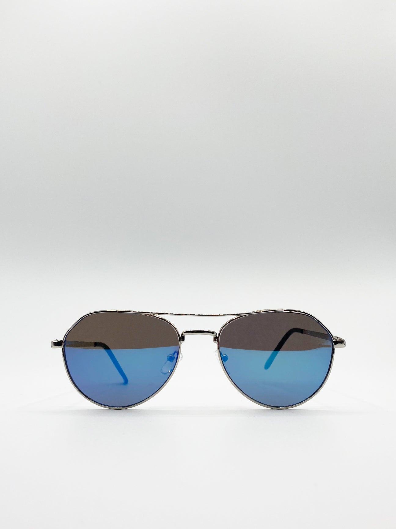 Aviator Sunglasses In Blue Revo