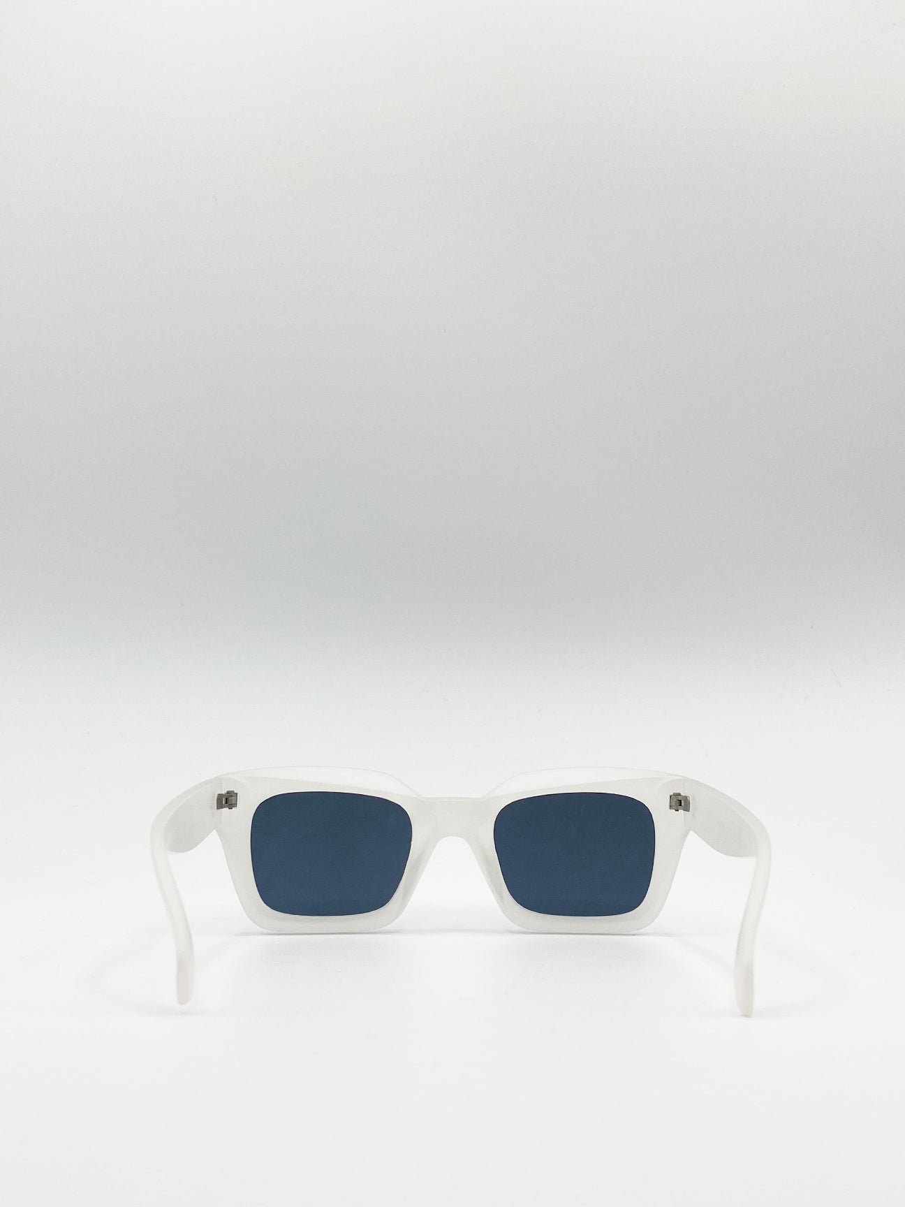 Oversized Sunglasses In Matte White