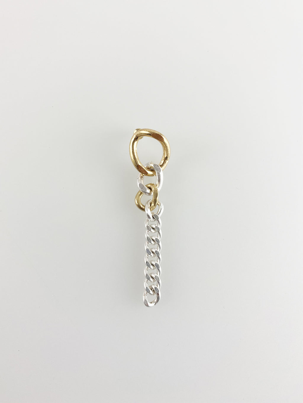 Gold and Silver Drop Style Chain Earring
