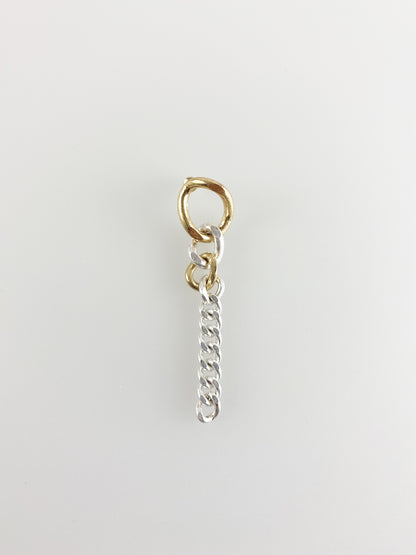 Gold and Silver Drop Style Chain Earring