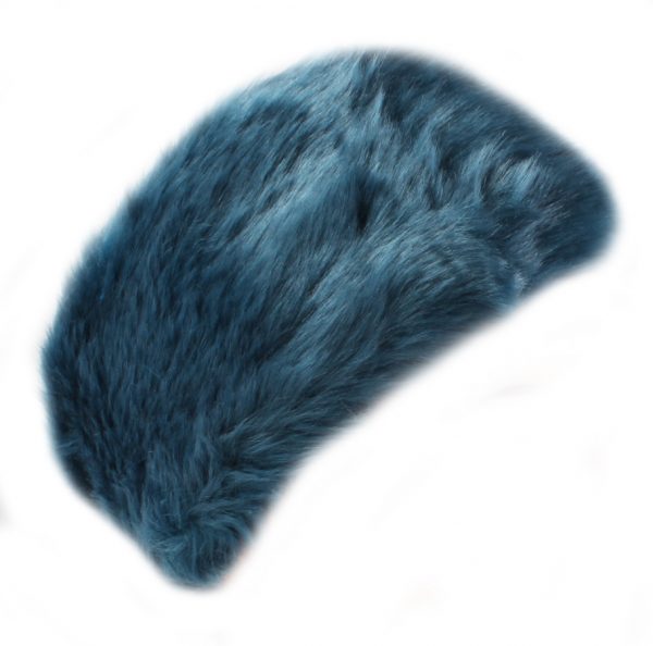 Teal Soft Faux Fur Headband